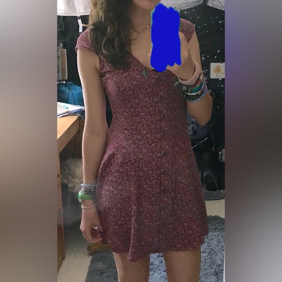 SOLD—American Eagle Floral Mini Dress - Picture 6 of 6